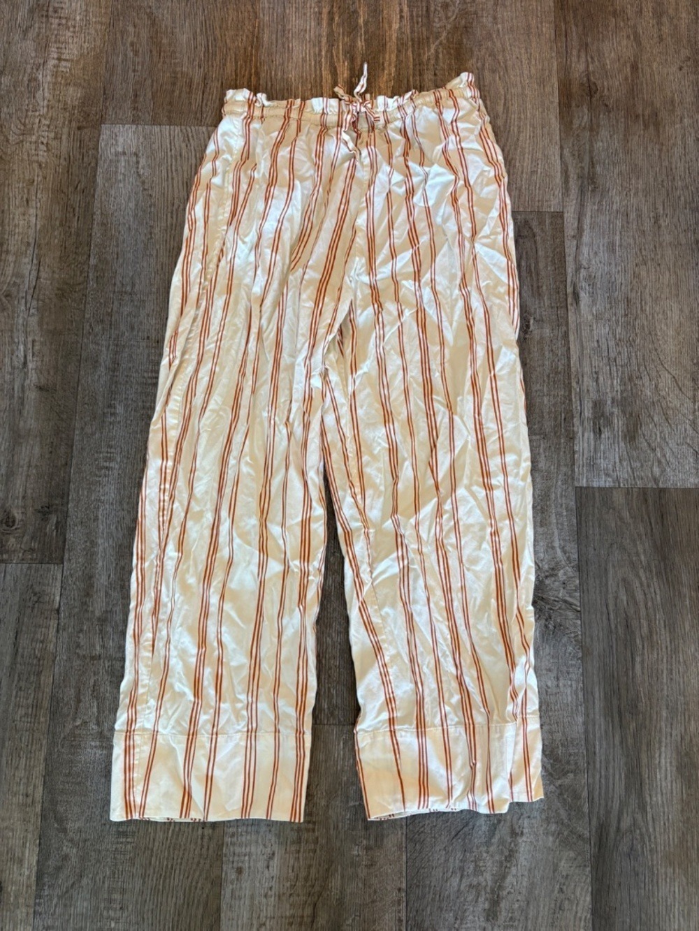 NEIWAI Cotton Matching Pajama Set Button Down Shirt + Drawstring Bottoms Small - Picture 3 of 13